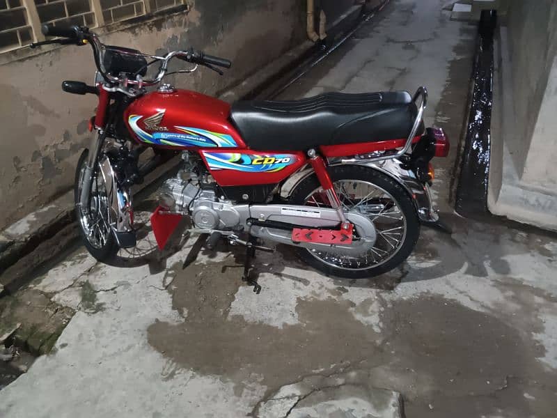 honda CD 70 2024 model good condition 9