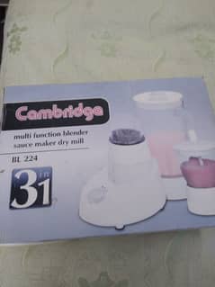 Cambridge blender 3 in 1.