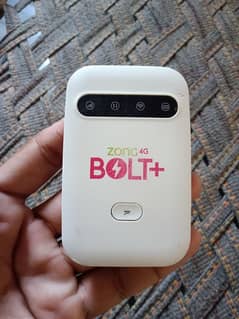 ZONG 4G BOLT+ DEVICE UNLOCKED ALL SIMS WORKING. . . 0