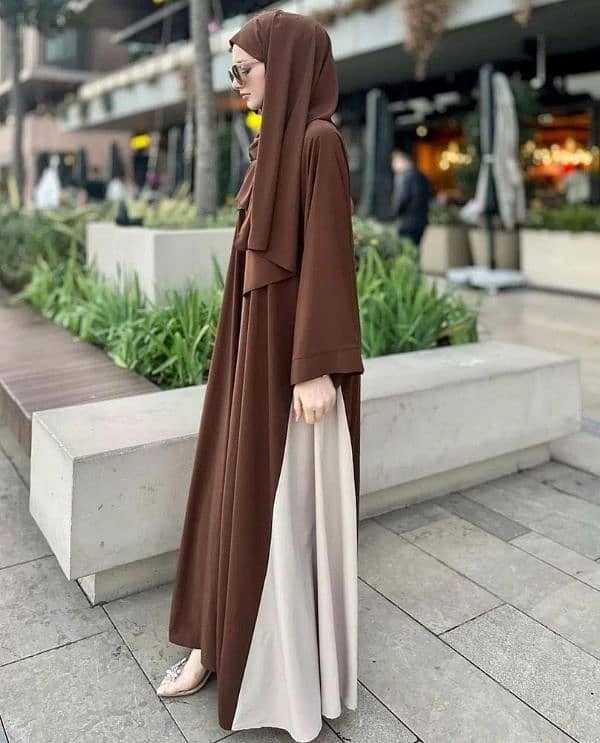 Georgette Full Abaya with stoller 0