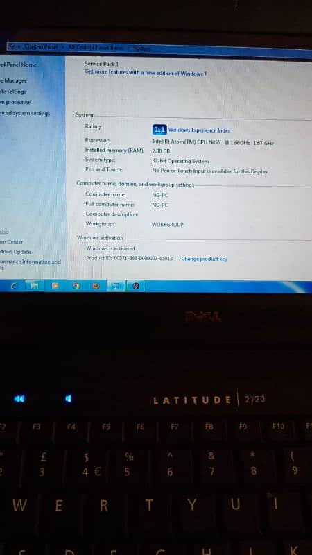 Dell Latitude 2120 1