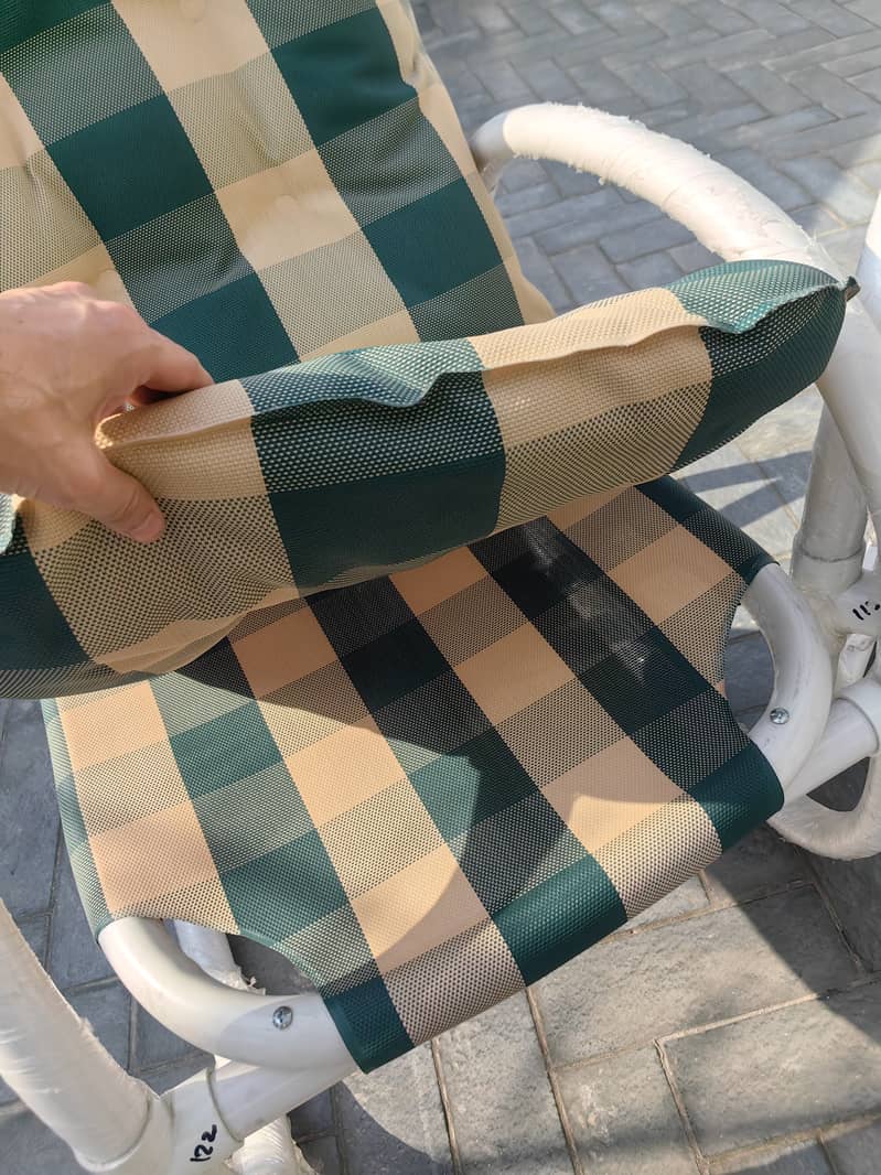 New PVC Outdoor chairs 4 Set 2