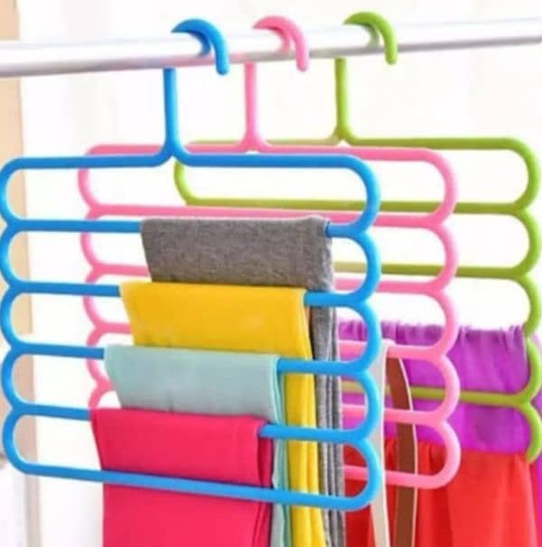 5 layers pant hanger Cloth organizer 2