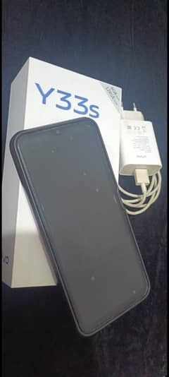 vivo y33s complete box 2 back cover 8+4 128 not open 10/9 condition