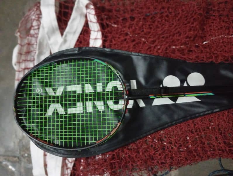 Yonex Dura 10 or Yonex Power Muscle or Victor Net 1