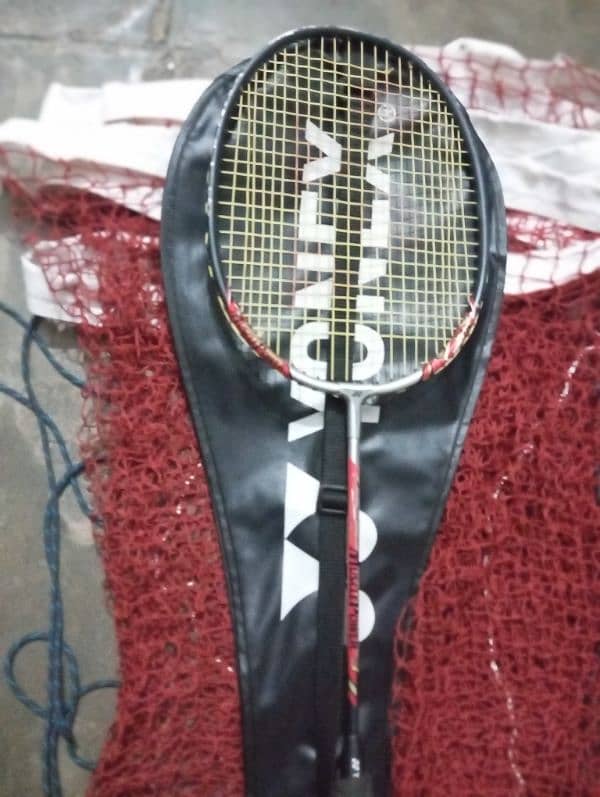 Yonex Dura 10 or Yonex Power Muscle or Victor Net 2