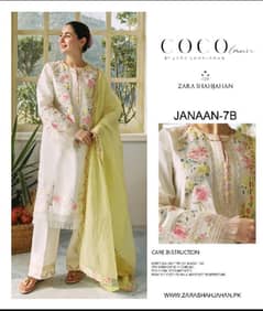 coco by zara shah jahan 3 pcs