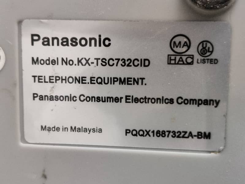 Panasonic Original PTCL phone Caller ID Corded (Telephone) 4