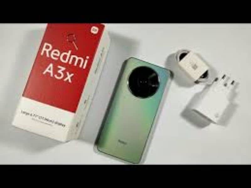 Redme a3x  64 gb rom 3 gb ram 1