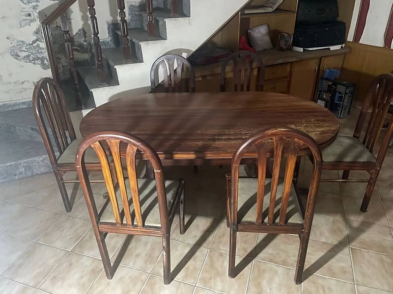 Dining Table x6 chairs 1