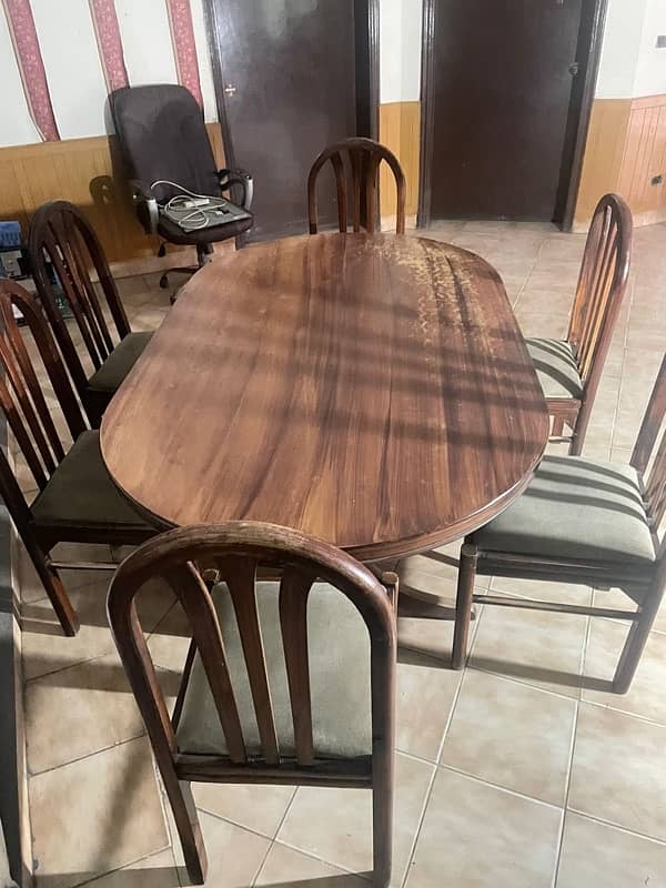 Dining Table x6 chairs 2