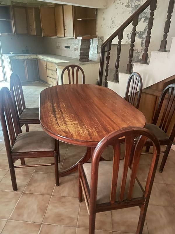 Dining Table x6 chairs 3