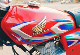 Honda CG125 2022 All Punjab Number Lush Condition