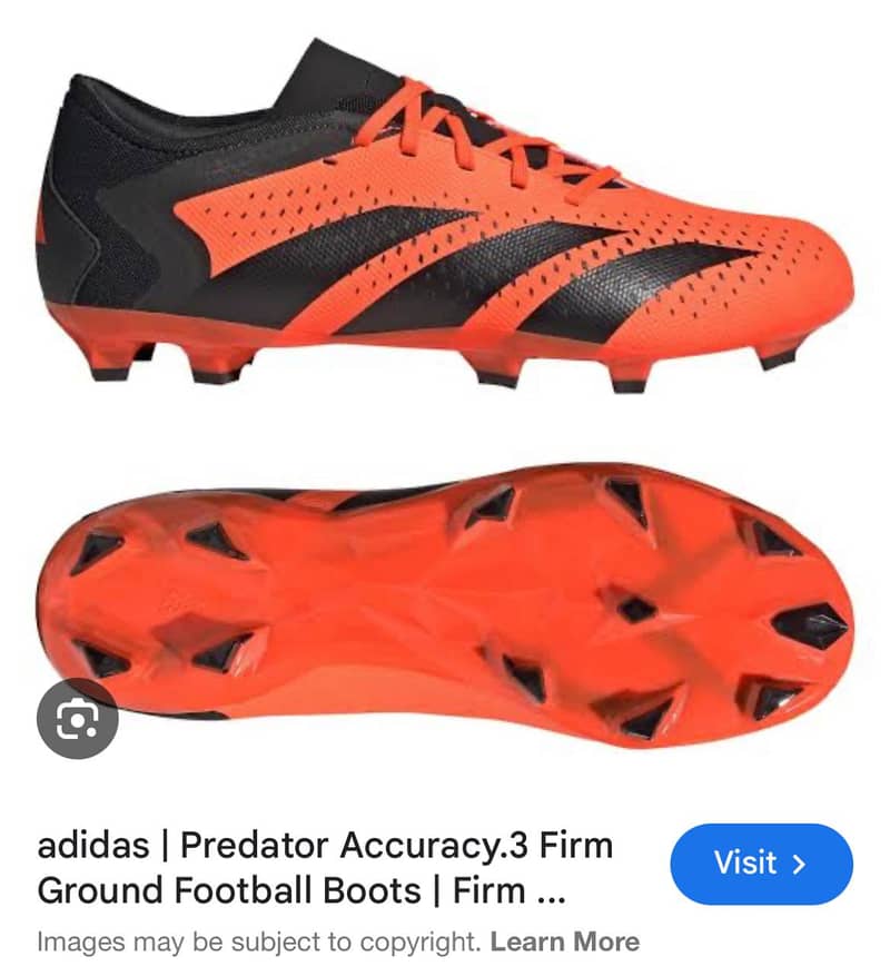 ORIGINAL ADDIDAS PREDATOR ACCURACY SOCCER CLEATS SIZE 3.5 4