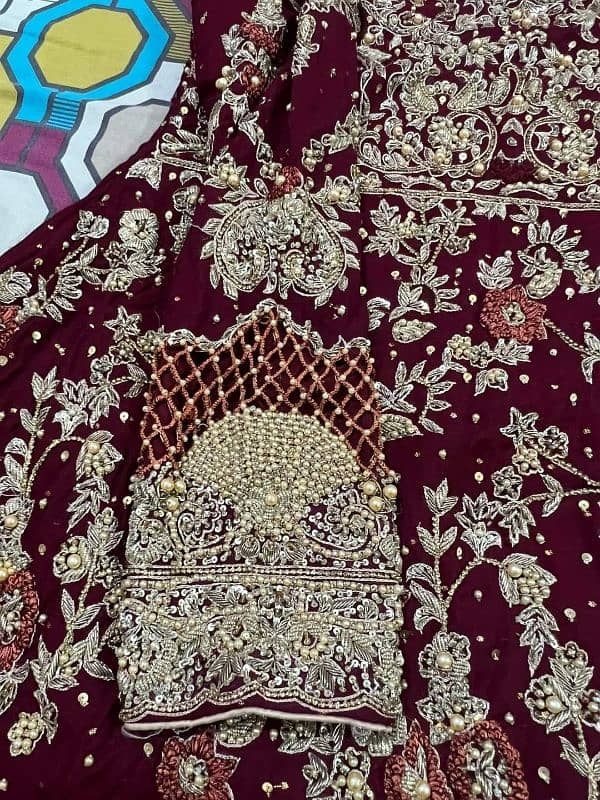 bridal sharara heavy dress excellent condition 1