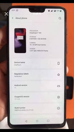 onePlus 6 8/256 Gb