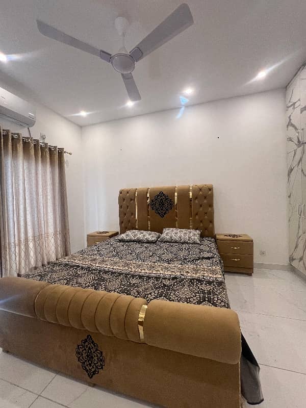 New city phase ii wah cantt one bed beautiful apartment with parking full furnished rent value 50 K 3