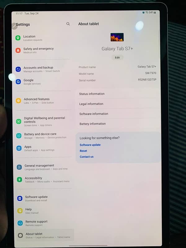 Samsung Galaxy Tab S7 plus 1