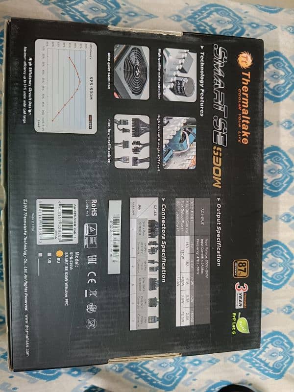 Thermaltake Smart SE (530W) NEW Power Supply 7