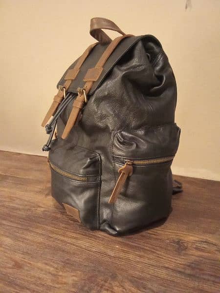 cow leather backpack 3