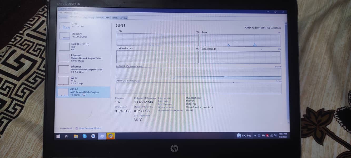 HP Elite Book 745 G3 14