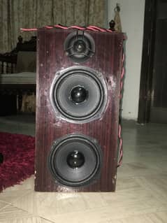 brand new 6 inch double speaker box with tweeter for amplifier