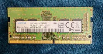 Samsung 8GB RAM 2400MHZ CRC DDR4 PC4-2400T Laptop Memory 260 PIN