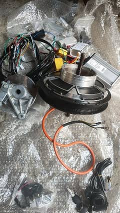 bldc 1500w hub motor with 17 inche rare wheel without tyre tube 0