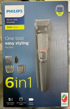 Philips Multigroom All In One Trimmer, 6 Tools, Beard & Nose, MG3710/1