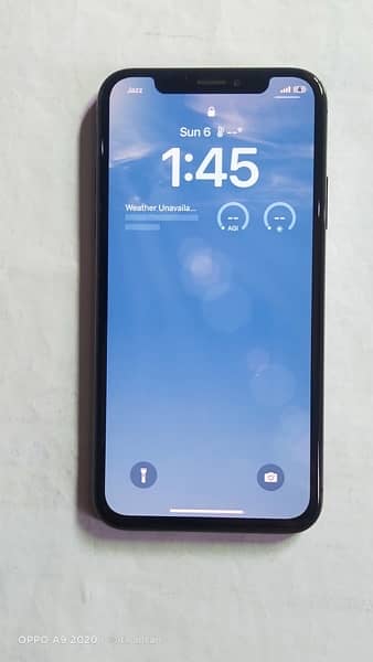 iphone x 256 GB. PTA Approved. No fault. True Tone Active 1