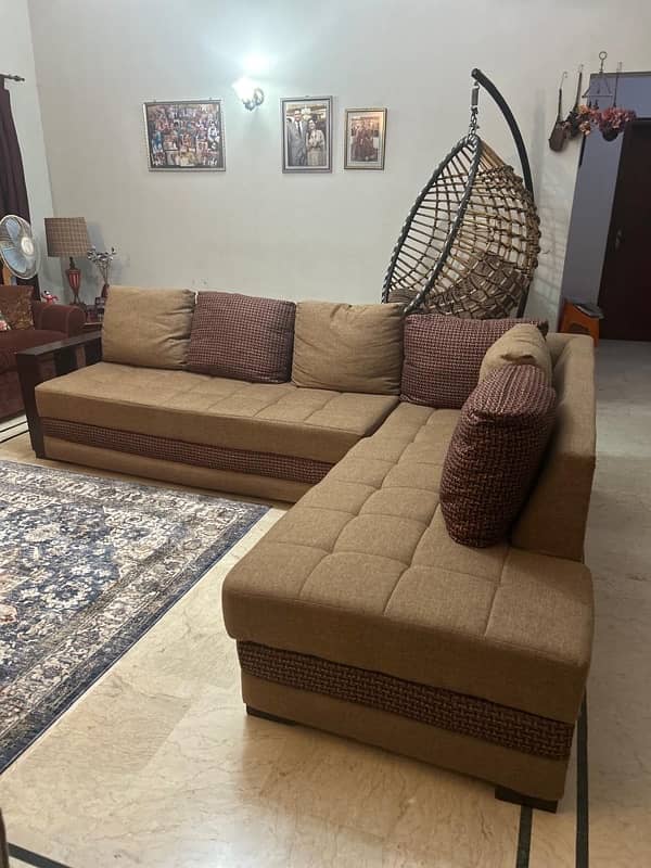 L shaped 7 seater sofa set 2