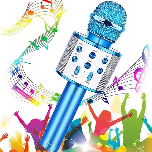 Bluetooth Handheld Karaoke Speaker Player Machine For Kids 1