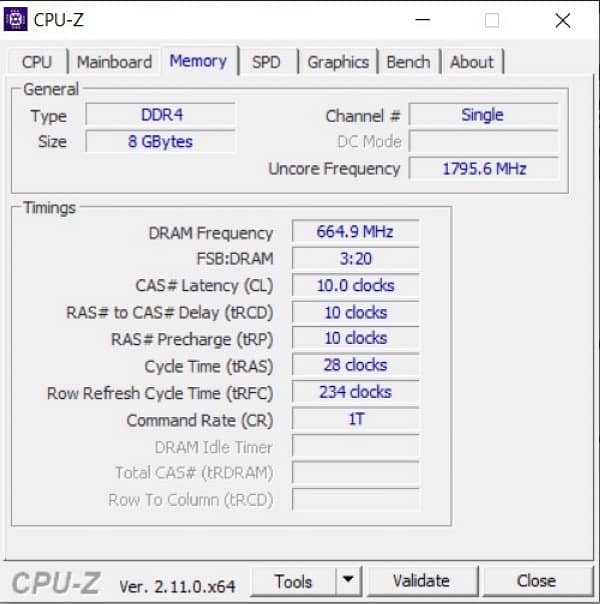 Core i5 8 th Generation 9