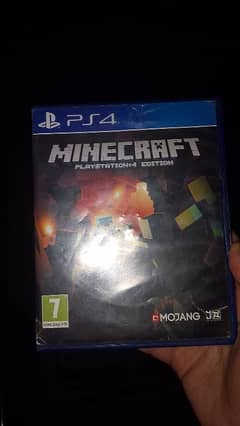 Minecraft PS4 ps5 CD game disk console