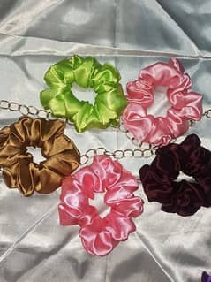 Hand Made Branded Scrunchies