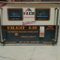 Voltage Stabilizer A 50 Filco 5000 watt