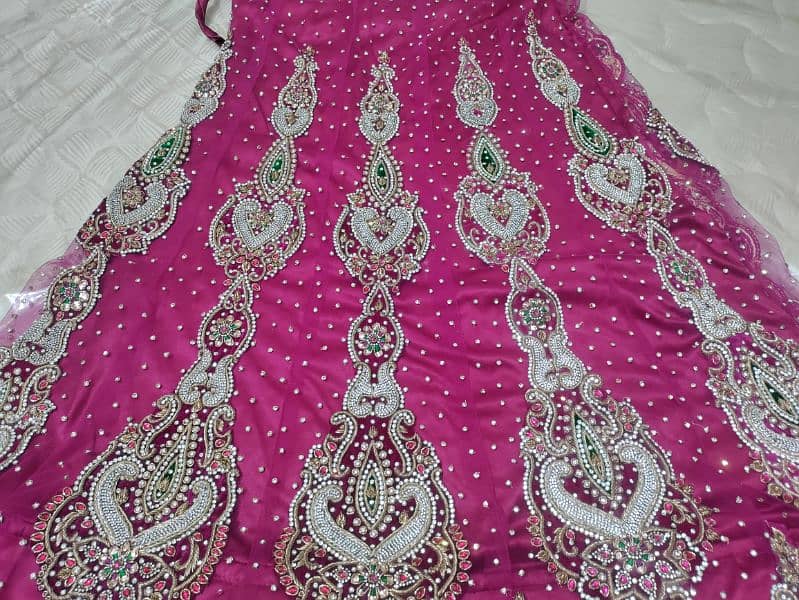 bridal lahanga pink colour 1