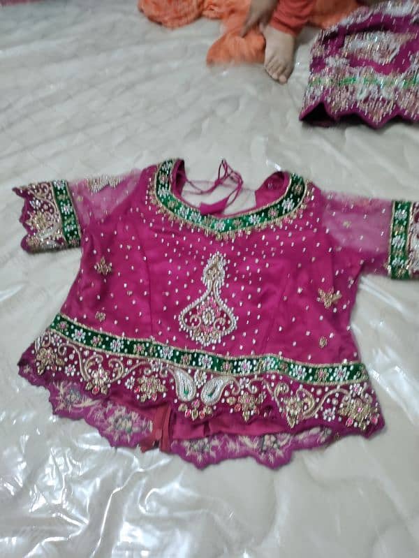 bridal lahanga pink colour 3