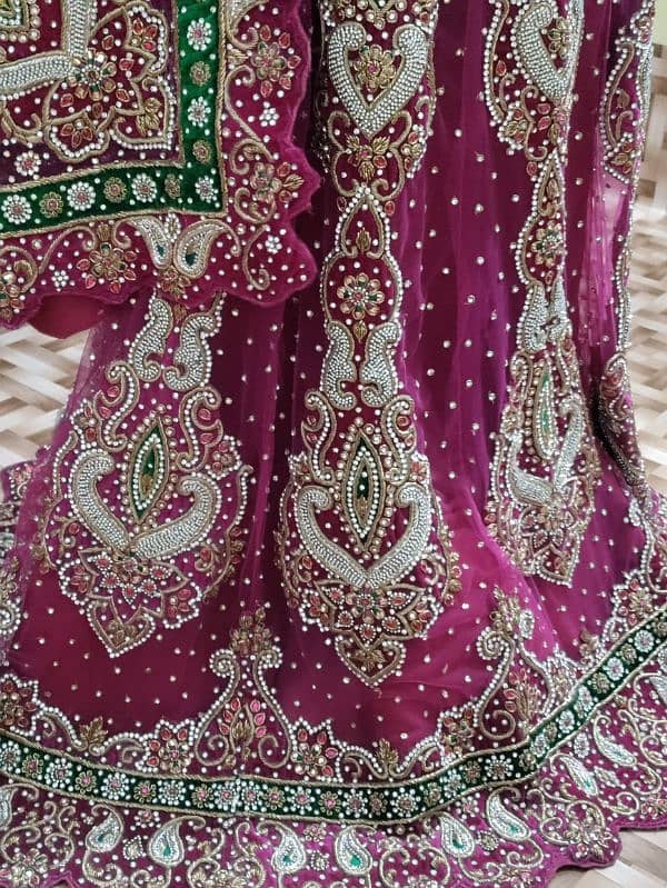 bridal lahanga pink colour 7