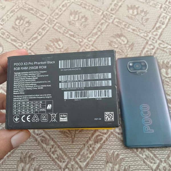 Poco x3 pro 8+3 GB Ram, 256 GB Storage Urgent sell 1