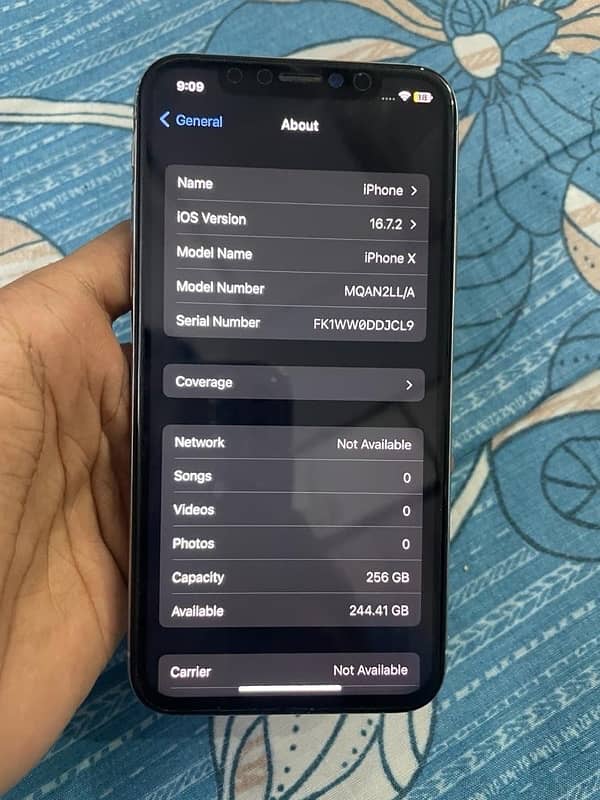 iphone x 256 GB PTA APPROVED 4