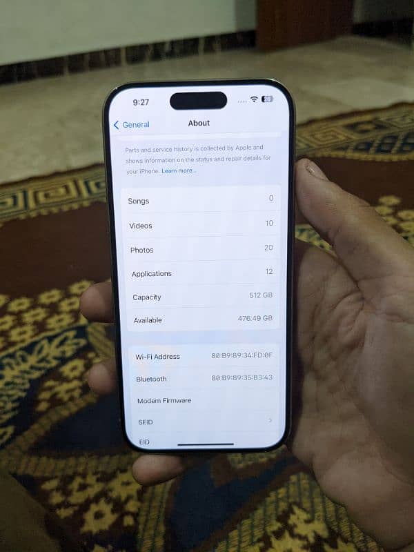 IPHONE 15 PRO  512 GB 99% 1