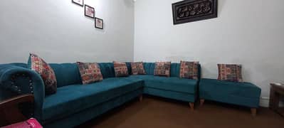 L shaped sofa set