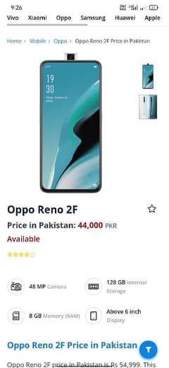 Oppo Reno 2F Read Ad First