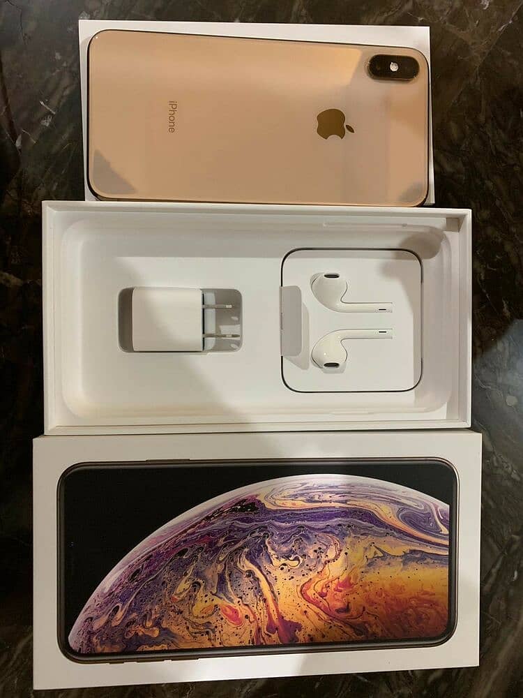 Apple I phone 512Gb XS Max officially PTA approved with complete box 0