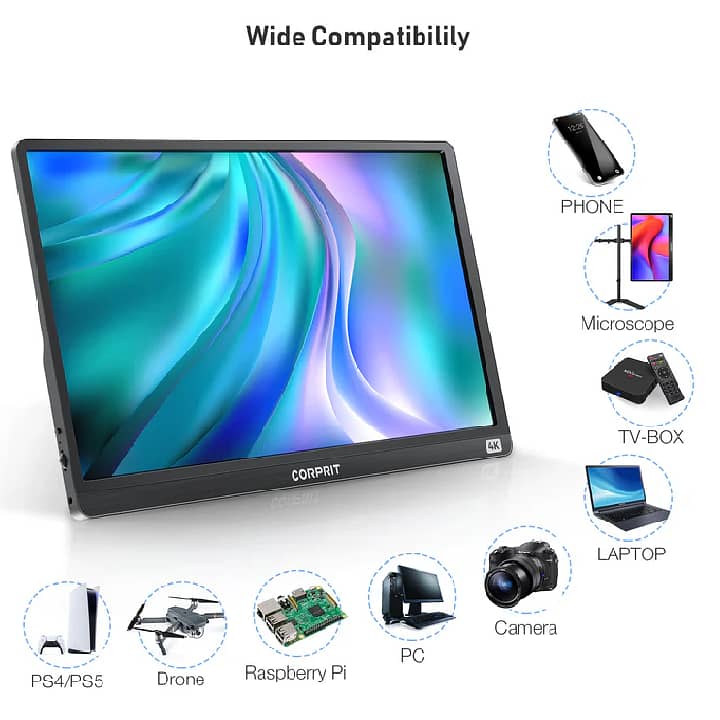 Portable Monitor 15.6" with 4K Resolution 0