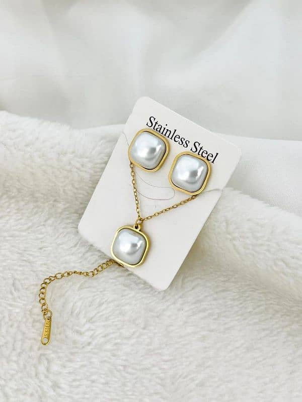 pearl pendant set for women 0