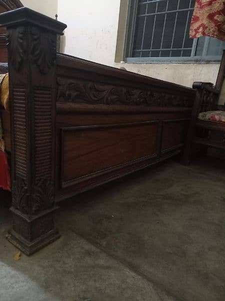 wooden bed 1