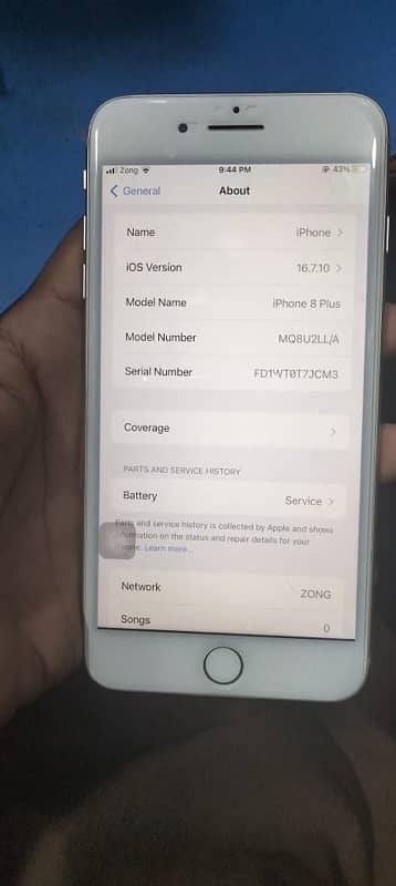 8 PLUS PTA APPROVED WATER PACK 64 GB BACK DAMGE 3