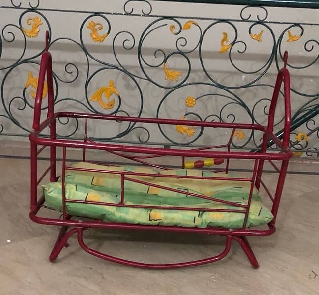 Baby swing cradle and bed. 1